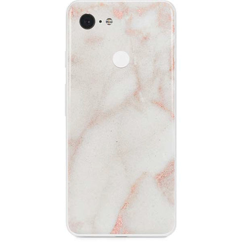 Rose Gold Marble Google Pixel 3 Skin